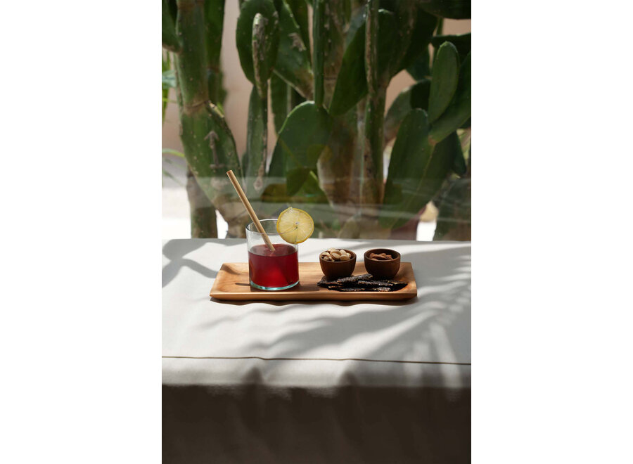 De Teak Root Sushi Bord - M