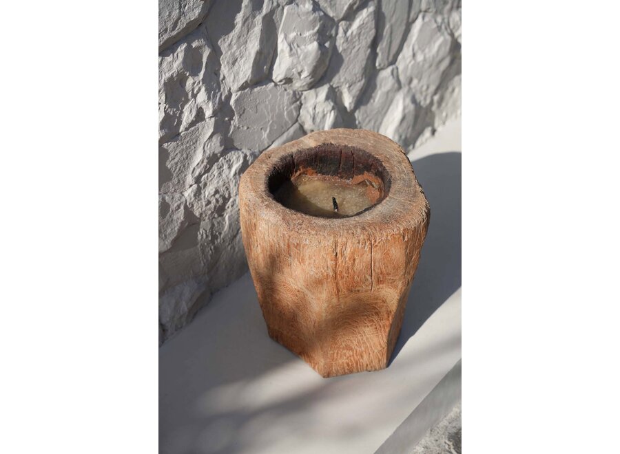 Il Portacandela Candle Trunk – Naturale