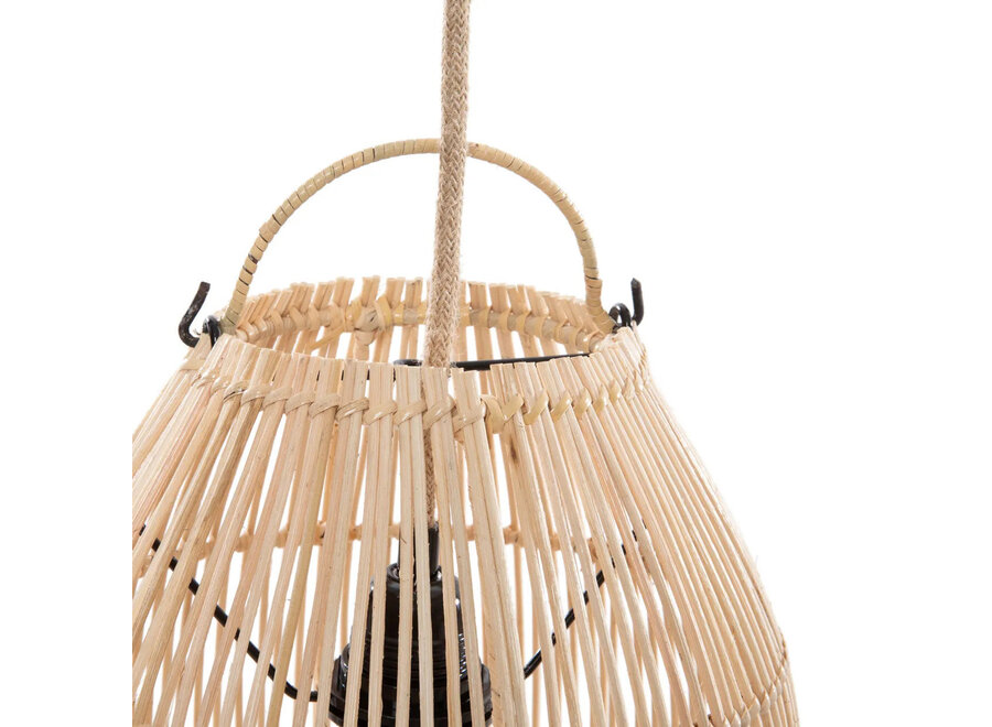 La Lampada a Sospensione Zuri - Naturale - S