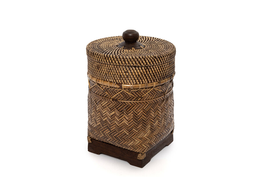 The Bathroom Bin Basket - Natural Brown