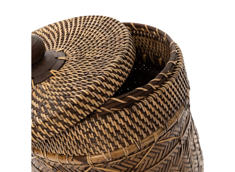 The Bathroom Bin Basket - Natural Brown