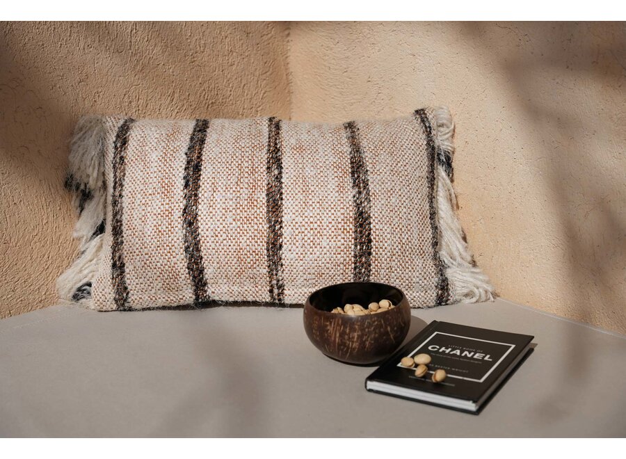 La Housse De Coussin Oh My Gee - Blanc Bohème - 30x50