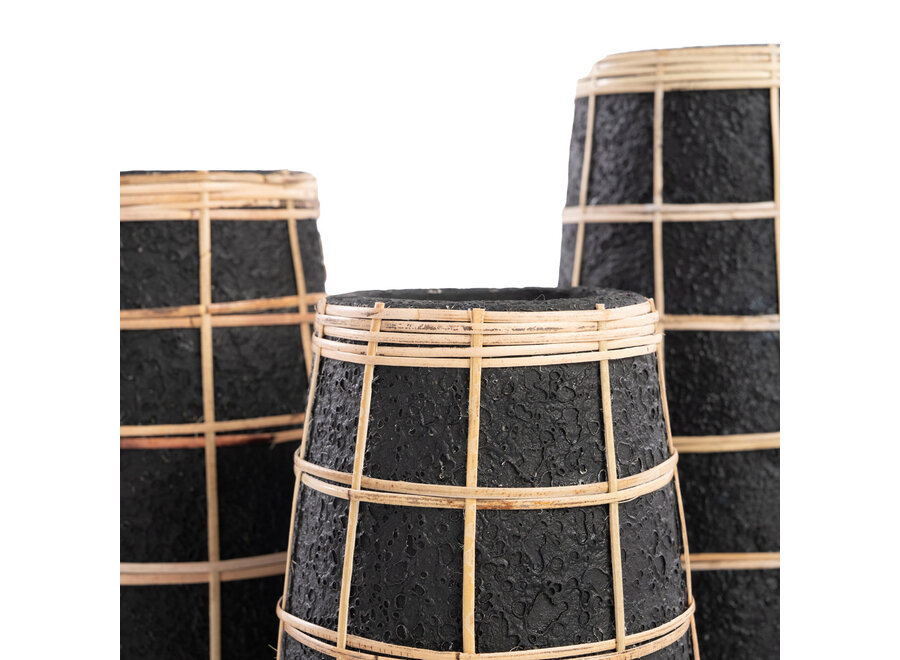 Il Vaso Cutie - Nero Naturale - M