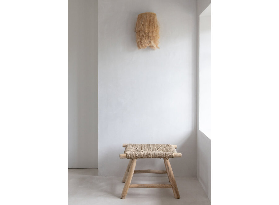 Le Tabouret Porto Seagrass- Naturel - M