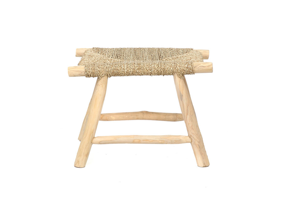 Le Tabouret Porto Seagrass- Naturel - M
