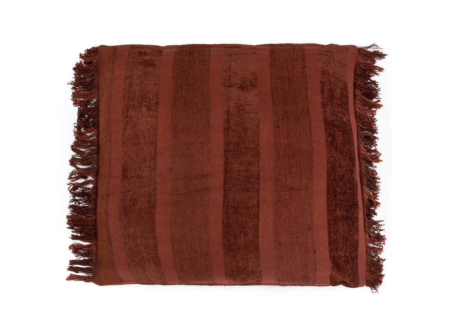 Der Oh My Gee Kissenbezug - Bordeaux Samt - 60x60