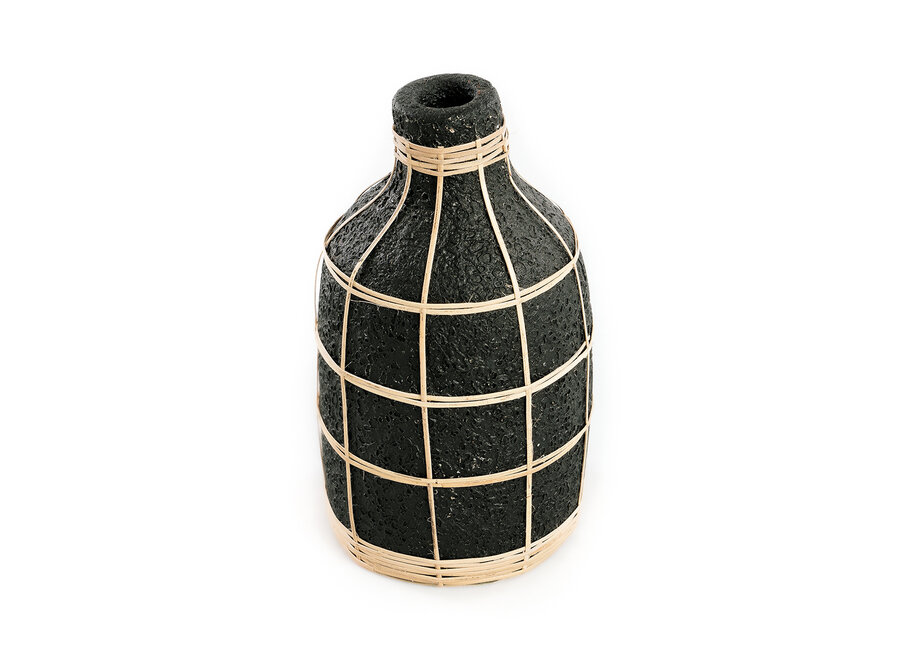 The Whoopy Vase - Black Natural - L