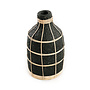 Die Whoopy Vase - Schwarz Natur - L