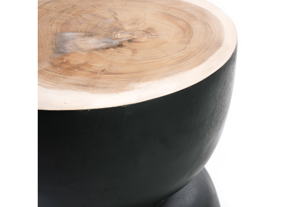 Lo Sgabello Karbun - Nero Naturale