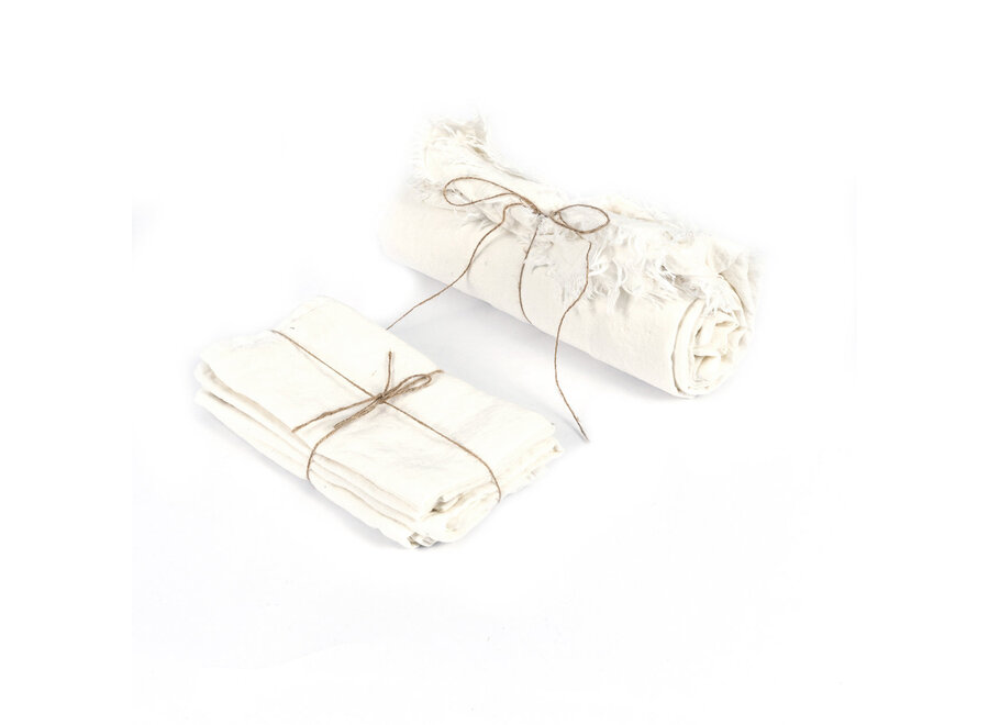 El Mantel De Lino - Blanco - 150x250