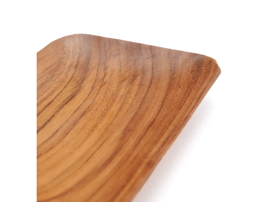 El Plato de Acompañamiento Teak Root