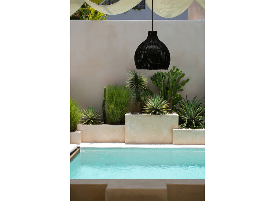 La Lámpara Colgante Lobster Trap - Negro