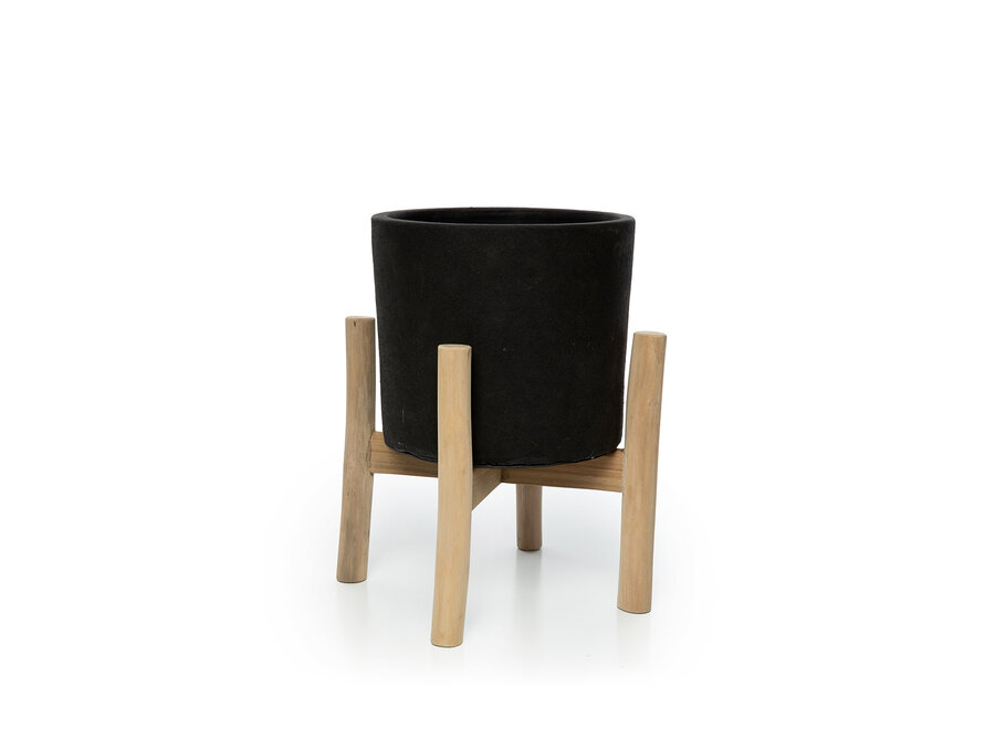 La Jardinière Charcoal Bas - Noir Naturel - S