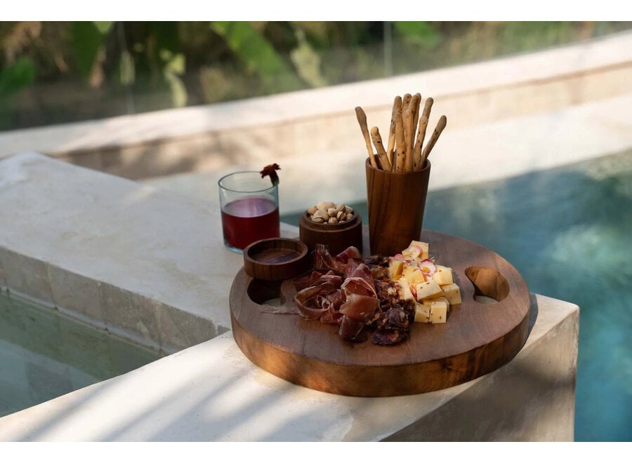 Il Vaso Di Radice Di Teak - S