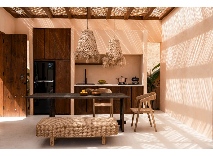 The Abaca Jelly Fish Pendant - Natural - S