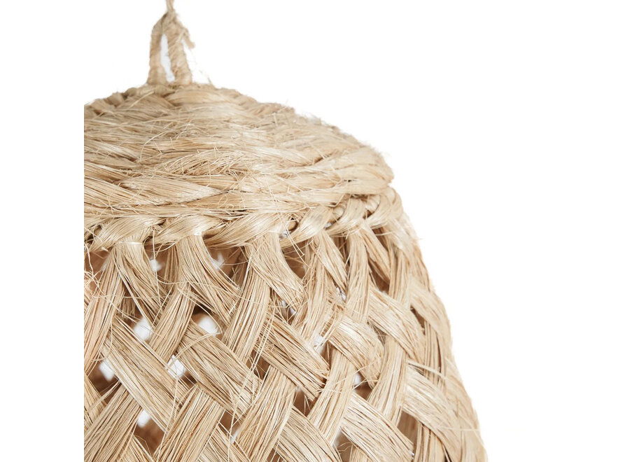 La Lampada a Sospensione Abaca Jelly Fish - Naturale - S