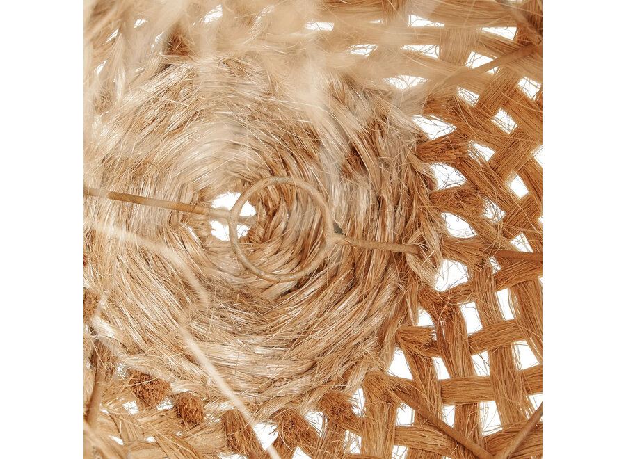 La Suspension Abaca Jelly Fish - Naturel - S