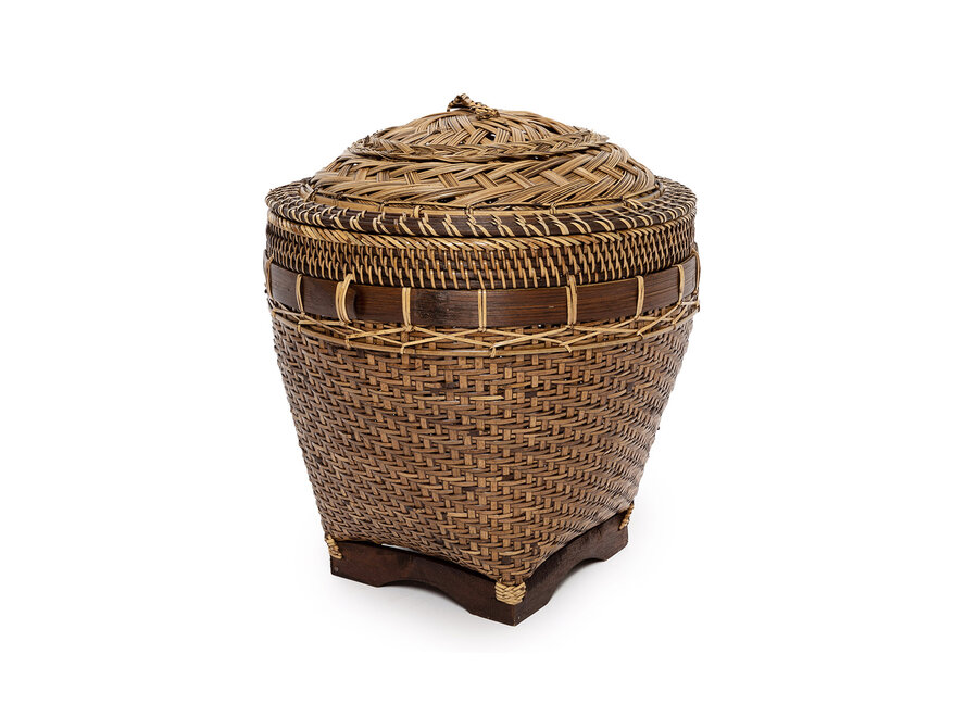 Le Panier Colonial Storage - Naturel Marron - L