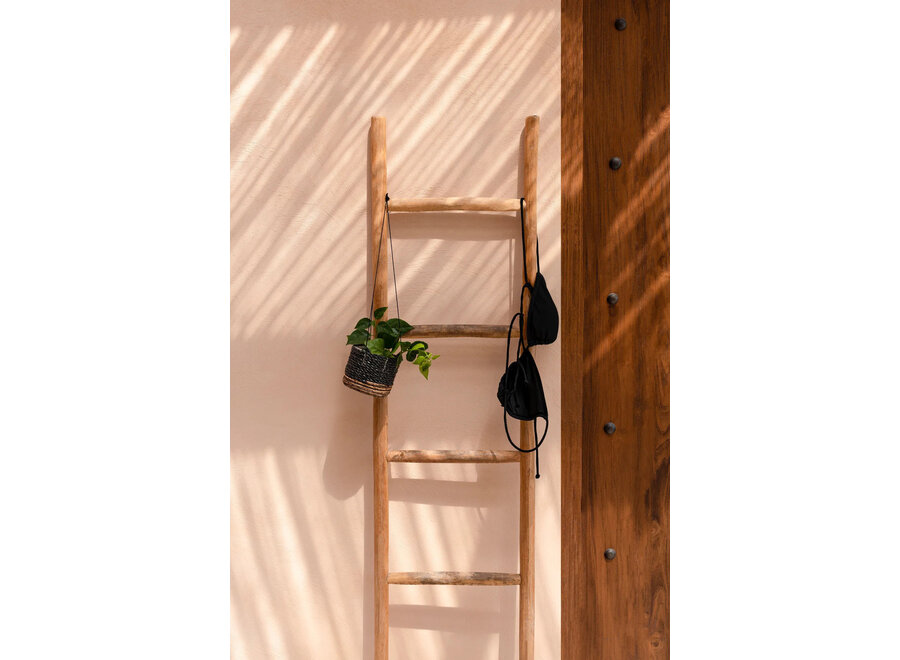 De Banana Leaf Planthanger - Naturel Zwart