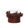 Il Oh My Gee Portacandele - Velluto Bordeaux - XL