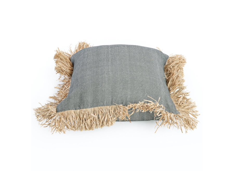 Il Copricuscino Cotton Bonita - Nero Naturale - 60x60