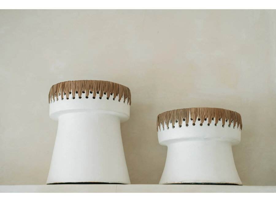 Il Portacandele Pretty - Bianco Naturale - M