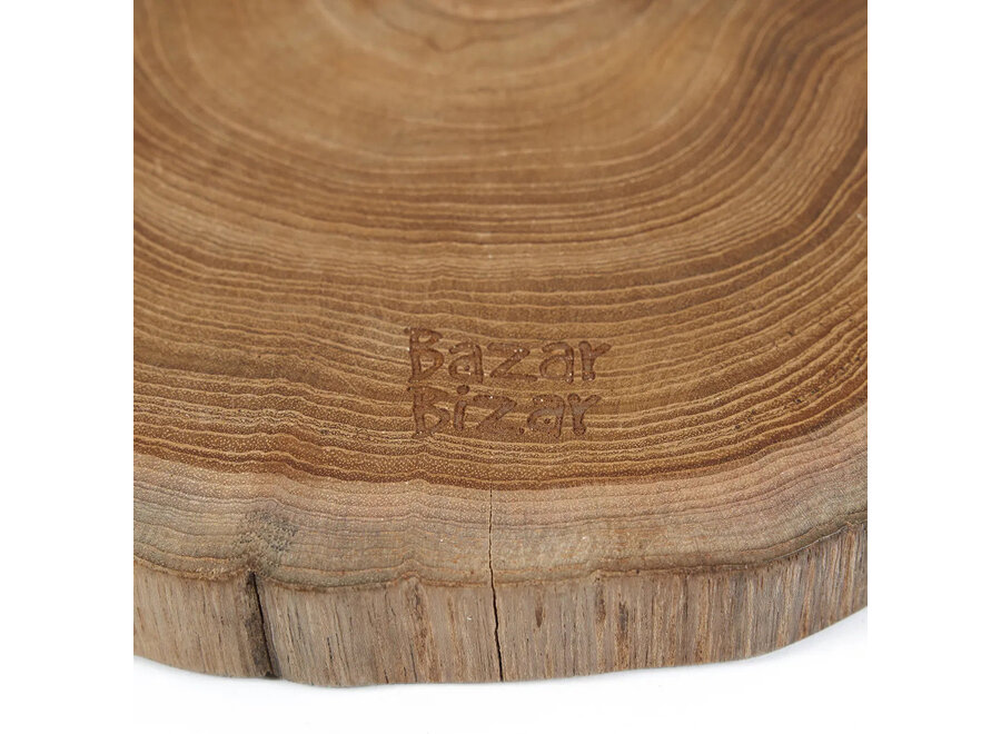 Il Tagliere Di Radice Di Teak