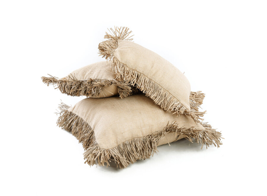 Housse De Coussin Jute Bonita - Naturel - 40x40