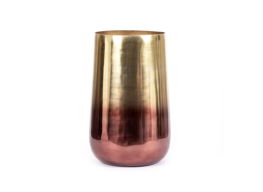 The Two Tone Brass Planter - Brass - XL