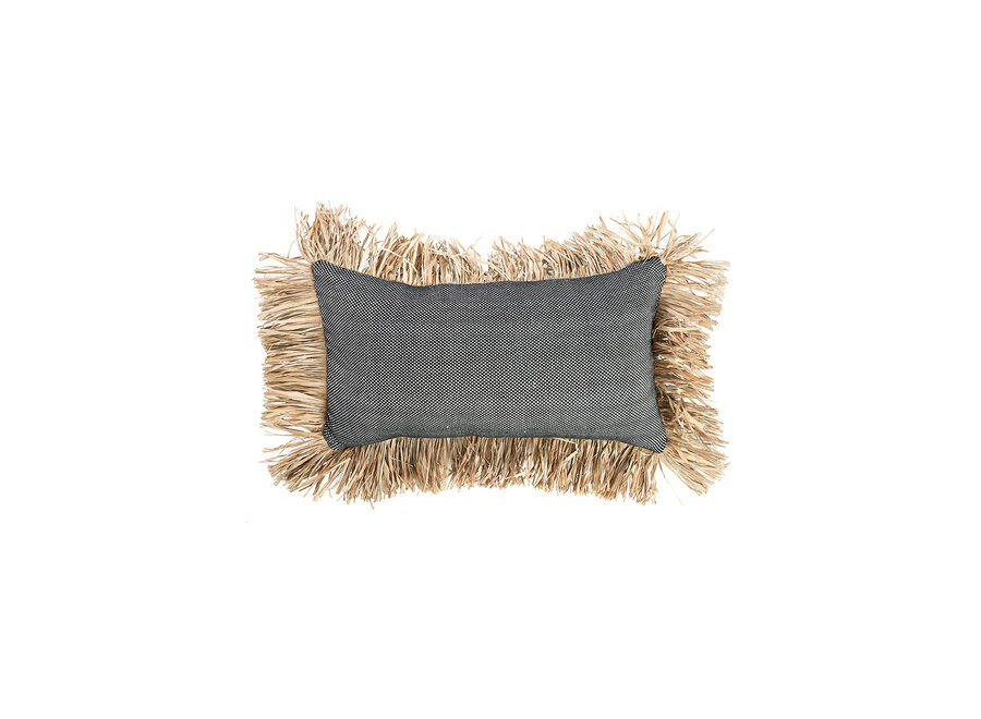 Der Cotton Bonita Kissenbezug - Schwarz Natur - 30x50