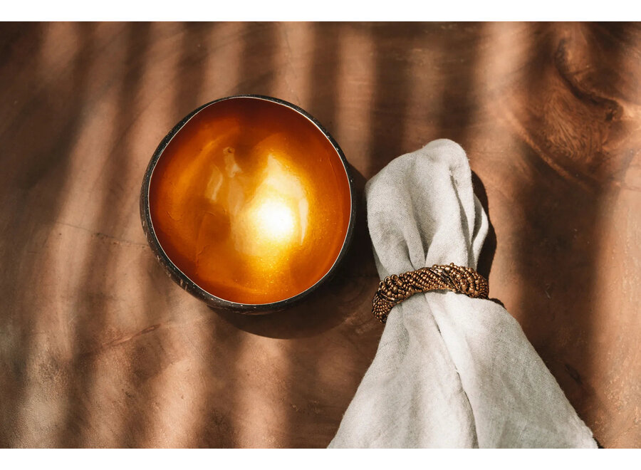 The Coco Food Bowl - Natural Gold