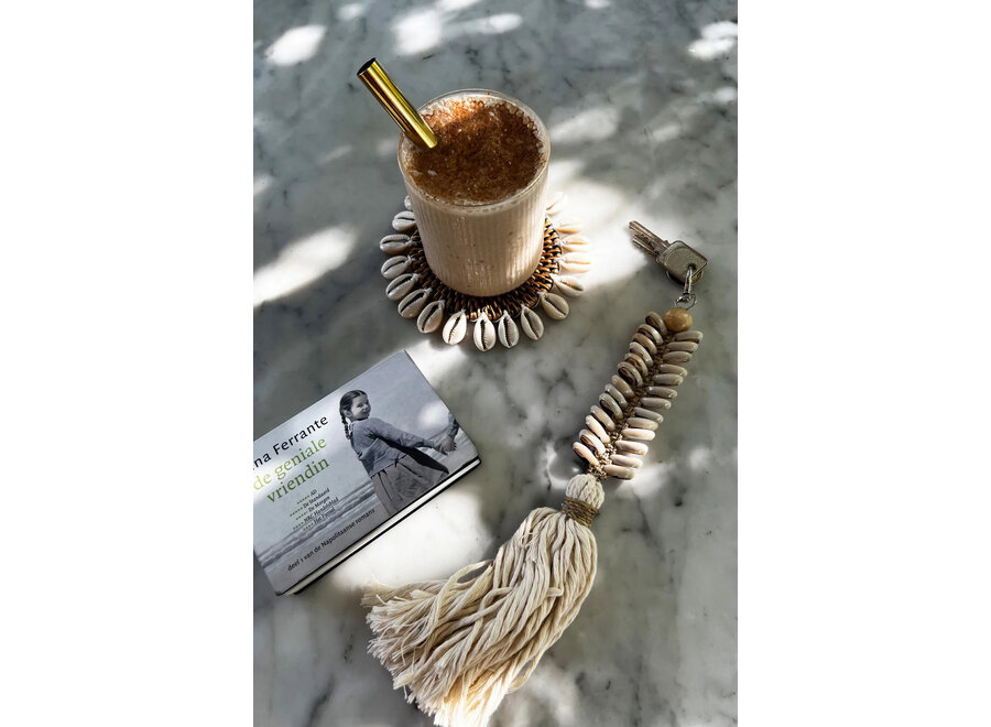 Der Colonial Shell Untersetzer - Natur Braun