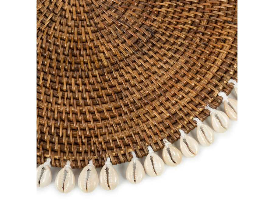 Das Colonial Shell Platzdeckchen - Natur Braun
