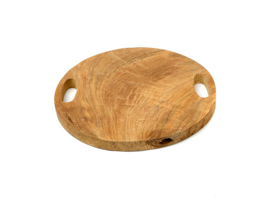 Das Teak Root Tablett - Natur - L