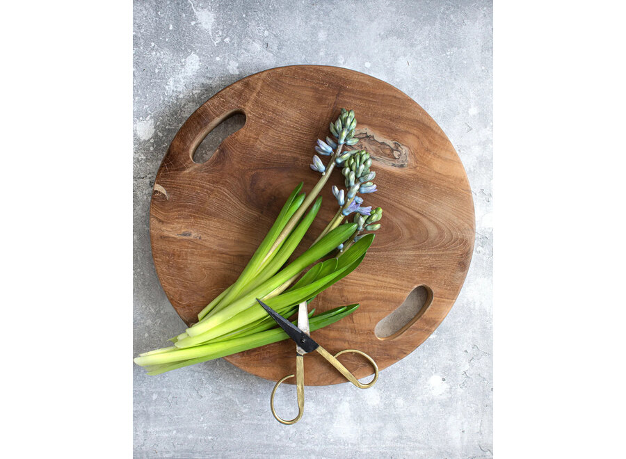 Le Plateau En Teak Root - Naturel - L