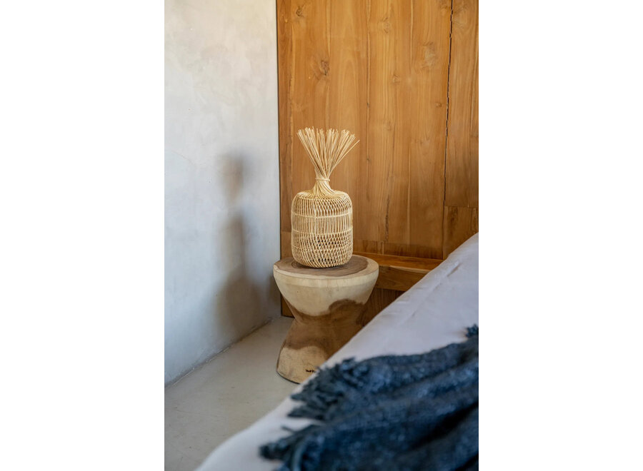 De Dumpling Hang- En Vloerlamp - Naturel - S