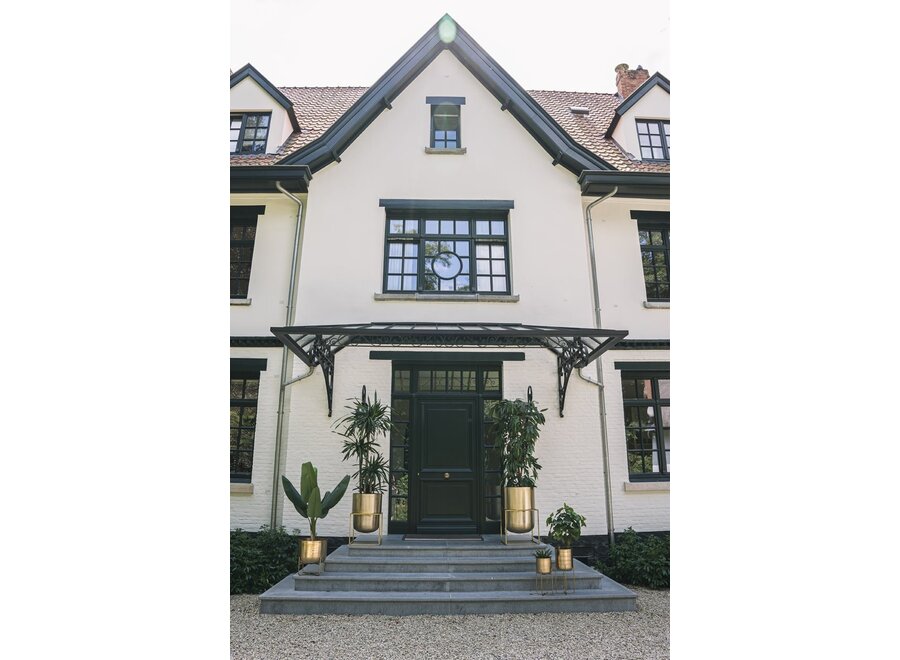 La Jardinera De Latón Sobre Soporte - Latón - XL