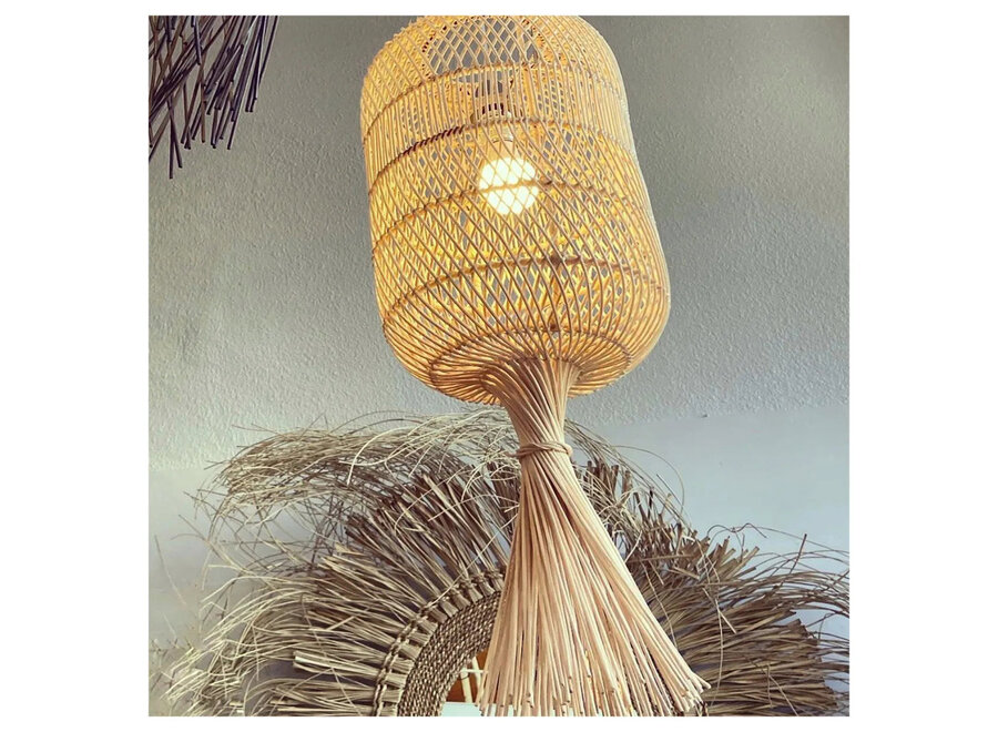 De Dumpling Hang- En Vloerlamp - Naturel - M