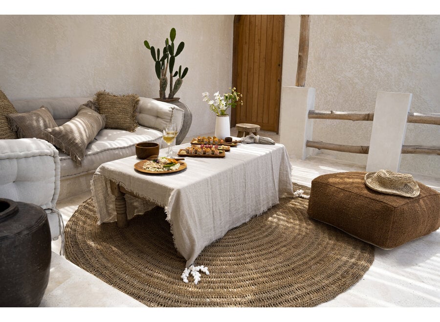 Het Linnen Tafelkleed - Beige - 150x250