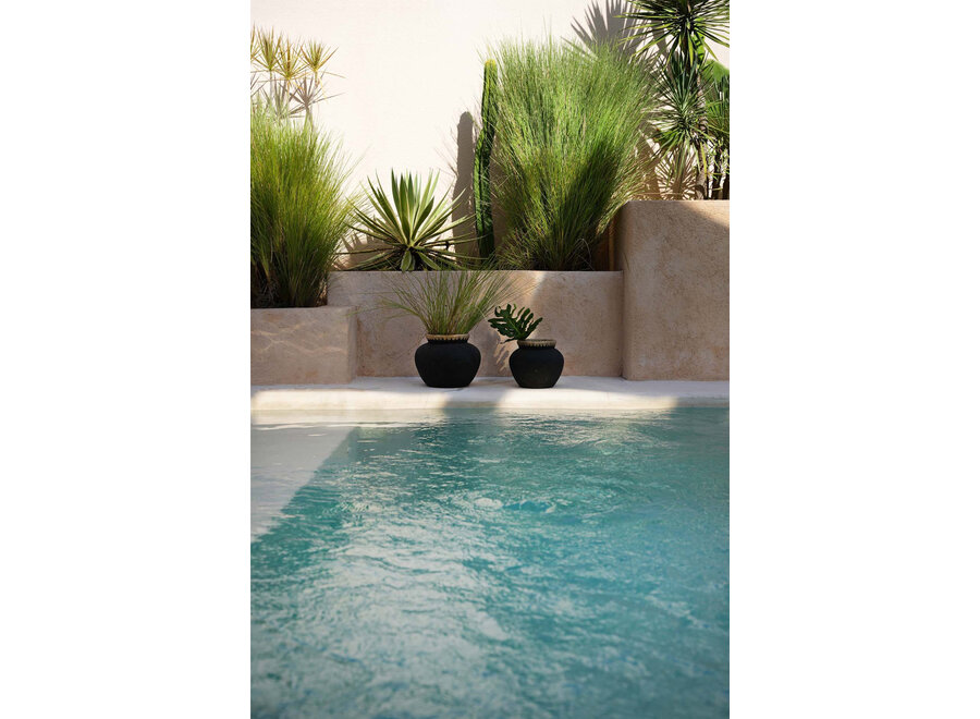 The Styly Vase - Black Natural - S