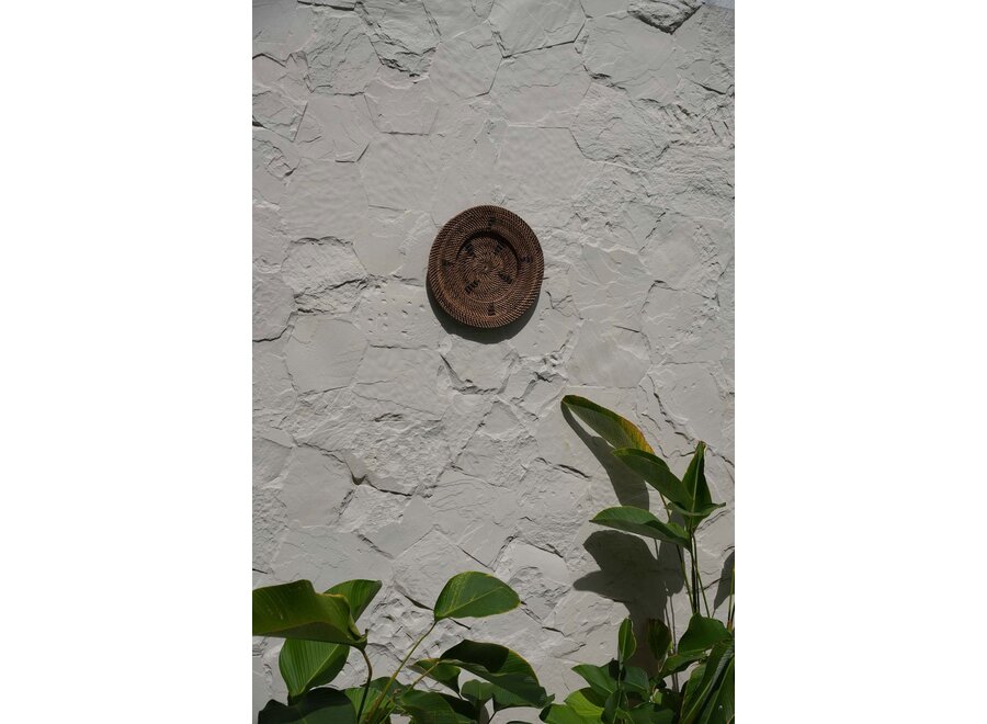 The Jasmine Plate - Brown - S