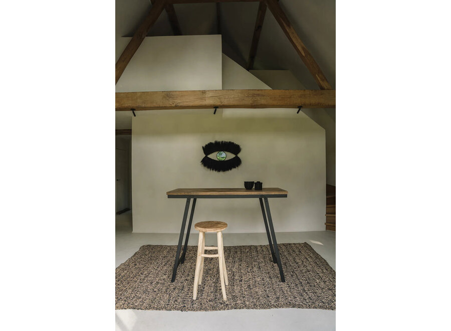 Tappeto Seagrass - Naturale Nero - 180x240