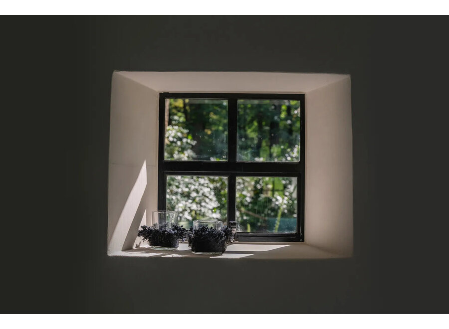 The Oh My Gee Candle Holder - Black Velvet - M