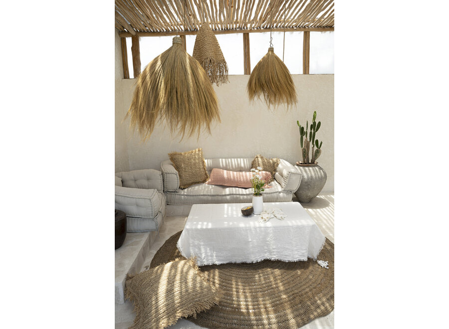 La Nappe en Lin - Blanc -150x200