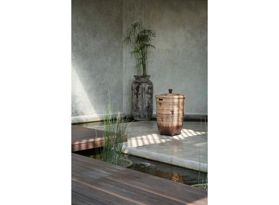 De Colonial Wasmand - Naturel Bruin - XL