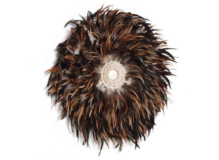 De Coastal Juju Muurdecoratie - Zwart Bruin - L