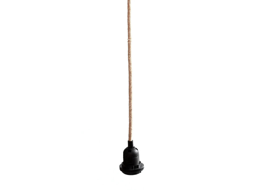 Portalámparas de Techo - Natural Negro - 1 Pieza