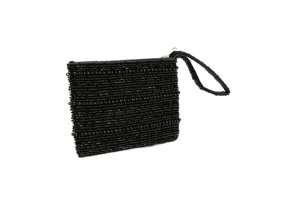 Le Porte-Monnaie Black Beaded