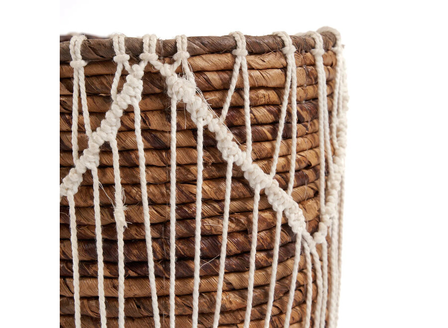 La Cesta Macra-Mazing - Natural Blanco - M