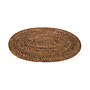 The Colonial Oval Placemat - Natural Brown